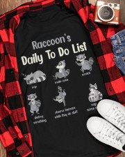RACCOON'S TO DO LIST Classic T-Shirt apparel-classic-tshirt-lifestyle-front-163