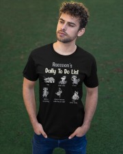 RACCOON'S TO DO LIST Classic T-Shirt apparel-classic-tshirt-lifestyle-front-43