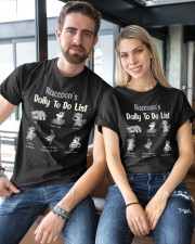 RACCOON'S TO DO LIST Classic T-Shirt custom-t-shirts-classic-lifestyle-front-396
