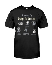 RACCOON'S TO DO LIST Premium Fit Mens Tee tile