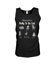 RACCOON'S TO DO LIST Unisex Tank tile
