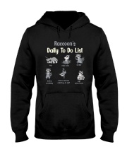 RACCOON'S TO DO LIST Hooded Sweatshirt tile