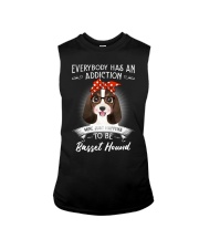 Everybody Has an Addiction on Basset Hound Sleeveless Tee tile