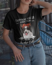 Everybody Has an Addiction on Border Collie Classic T-Shirt apparel-classic-tshirt-lifestyle-10