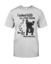 HE SENT ME A FRENCH BULLDOG Premium Fit Mens Tee tile