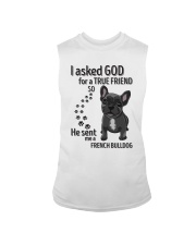 HE SENT ME A FRENCH BULLDOG Sleeveless Tee tile