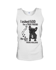 HE SENT ME A FRENCH BULLDOG Unisex Tank tile