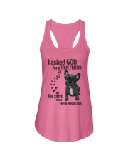 HE SENT ME A FRENCH BULLDOG Ladies Flowy Tank tile