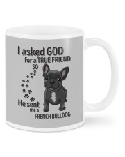 HE SENT ME A FRENCH BULLDOG Mugs tile