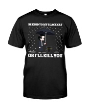 BE KIND TO MY BLACK CAT Premium Fit Mens Tee tile