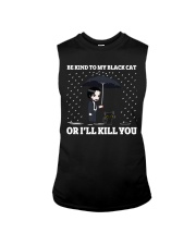 BE KIND TO MY BLACK CAT Sleeveless Tee tile