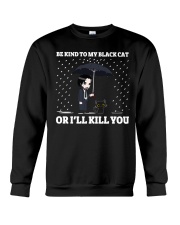 BE KIND TO MY BLACK CAT Crewneck Sweatshirt tile