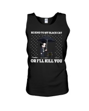 BE KIND TO MY BLACK CAT Unisex Tank tile