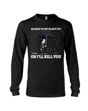 BE KIND TO MY BLACK CAT Long Sleeve Tee tile