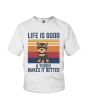 A YORKIE MAKES IT BETTER Youth T-Shirt tile