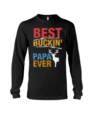 BEST BUCKIN PAPA EVER Long Sleeve Tee thumbnail