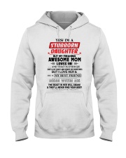 Stubborn Daughter Hooded Sweatshirt front
