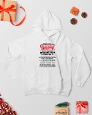 Stubborn Daughter Hooded Sweatshirt lifestyle-holiday-hoodie-front-2