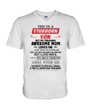 Stubborn Son V-Neck T-Shirt thumbnail