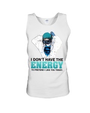 I Dont Have The Energy Healthcare Unisex Tank tile