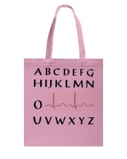Abcdef Nurse PQRT Heartbeat Nursing Heart Doctor Tote Bag tile