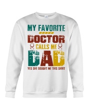 My Favorite Doctor Calls Me Dad Crewneck Sweatshirt thumbnail