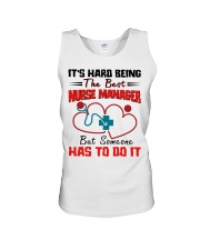 Hard Being Best Nurse Manager Gift For Nurse Boss Unisex Tank tile