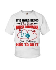 Hard Being Best Nurse Manager Gift For Nurse Boss Youth T-Shirt tile