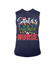 Santa's Favorite Nurse Xmas Christmas Gift Nursing Sleeveless Tee tile