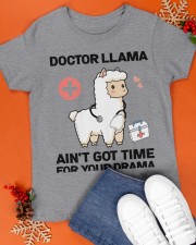 Doctor Llama Hardworking Medical Doctor Gift Classic T-Shirt apparel-classic-tshirt-lifestyle-front-83