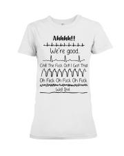 EKG Status Funny Cardiology Nurse Gift Premium Fit Ladies Tee tile