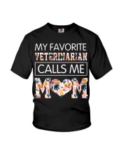 My Favorite Veterinarian Call Me Mom Gift Youth T-Shirt tile