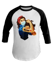 Nurse Strong Nursing Gift For Strong Women Baseball Tee tile