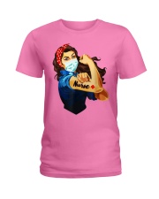 Nurse Strong Nursing Gift For Strong Women Ladies T-Shirt tile