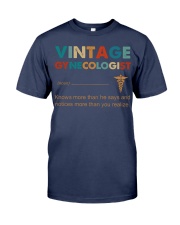 Vintage Gynecologist Knows More Than He Says Premium Fit Mens Tee thumbnail