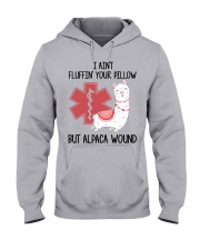 Alpaca Wound Hooded Sweatshirt front