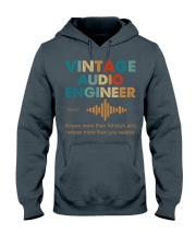 Vintage Audio Engineer Knows More Than He Says Hooded Sweatshirt tile