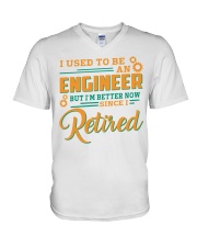 Better Retired Engineer Retired Engineering Gift V-Neck T-Shirt tile