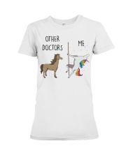 Other Doctors Me Dance Unicorn Cooler Than Other Premium Fit Ladies Tee tile