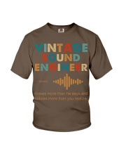 Vintage Sound Engineer Knows More Than He Says Youth T-Shirt thumbnail