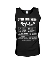 Multi Tasking Civil Engineer Unisex Tank tile