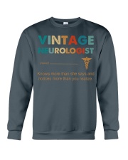Vintage Neurologist Knows More Than She Says Crewneck Sweatshirt thumbnail