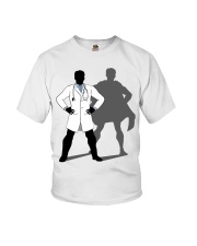 Men Doctor Hero Superhero During Pandemic Gift Youth T-Shirt tile