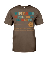 Vintage Structural Engineer Knows More Than He Classic T-Shirt thumbnail