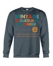Vintage Structural Engineer Knows More Than He Crewneck Sweatshirt thumbnail