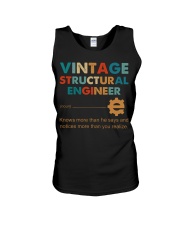 Vintage Structural Engineer Knows More Than He Unisex Tank thumbnail