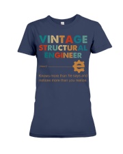 Vintage Structural Engineer Knows More Than He Premium Fit Ladies Tee thumbnail