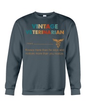 Vintage Veterinarian Knows More Than He Says Crewneck Sweatshirt thumbnail