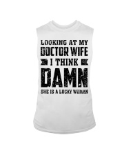 Looking At My Wife Doctor Husband Funny Sleeveless Tee tile
