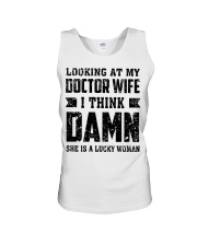 Looking At My Wife Doctor Husband Funny Unisex Tank tile